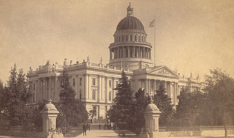 State Capitol from the northwest side (10th and L Streets) circa 1910-1920