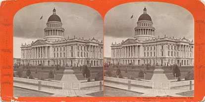 From 1868 to the early 1880's Capitol Park, surrounded by a low picket fence