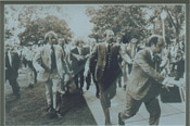 Photo of the attempted assassination of President Ford